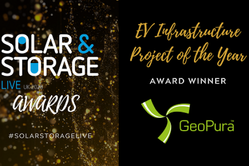 solar storage winner geopura ev infrastructure project of the year