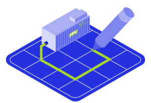 Hydrogen power unit and energy grid