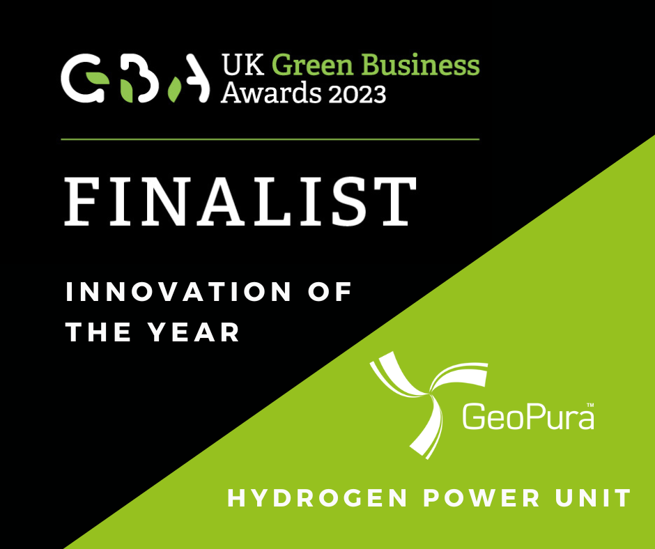 GeoPura is shortlisted for UK Green Business Award 2023