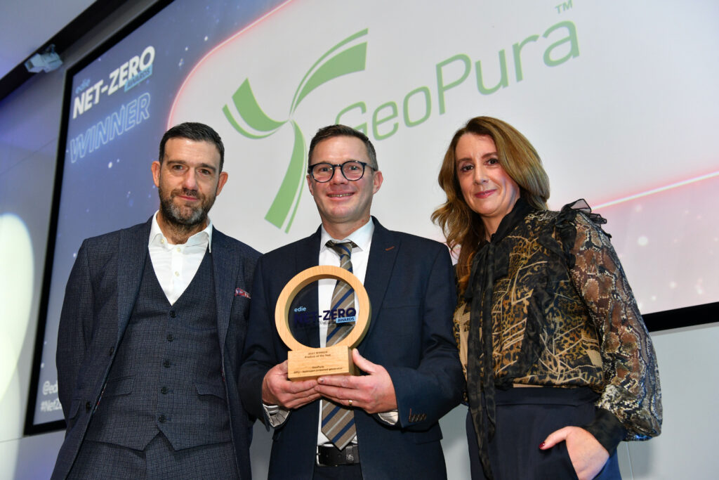 GeoPura win Product of the Year at the edie Net Zero Awards 2023